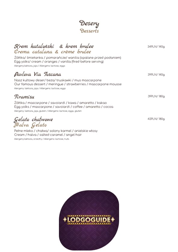 Menu Lodgo – strona 11