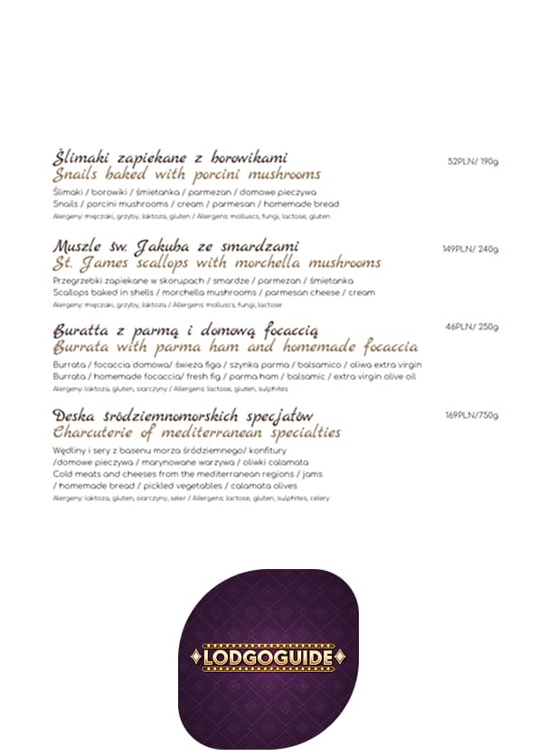 Menu Lodgo – strona 3