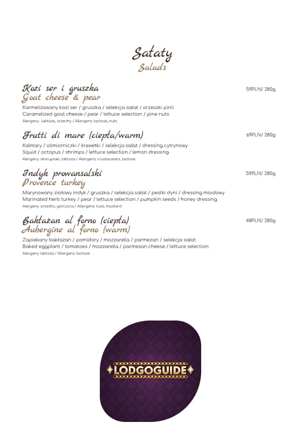 Menu Lodgo – strona 5