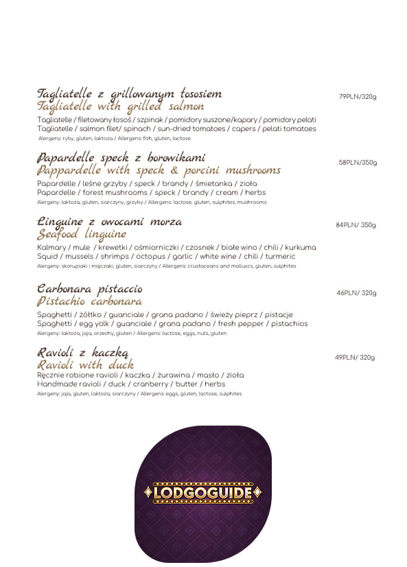 Menu Lodgo – strona 7